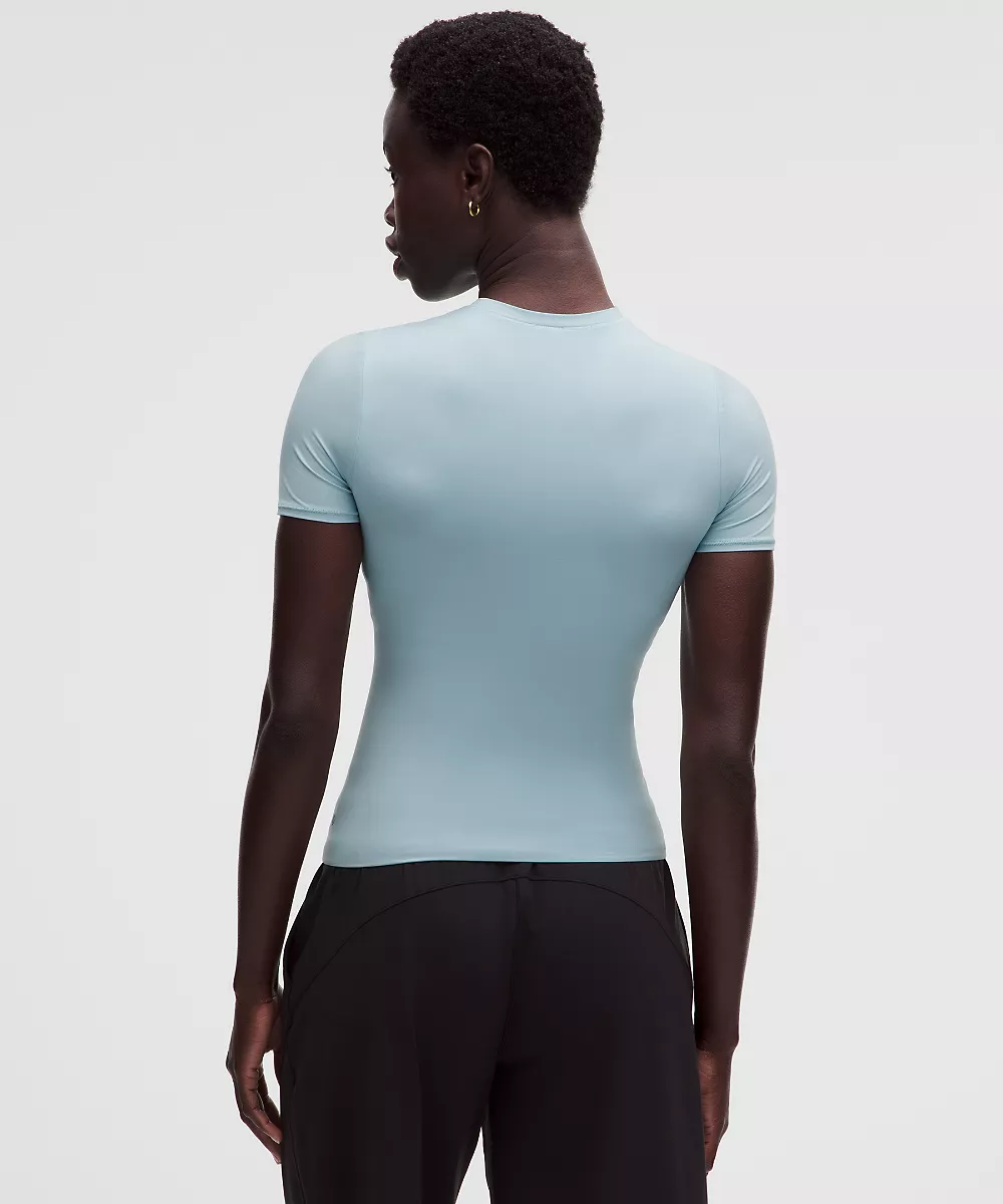 Chemise col rond longueur hanches Nulu ultra-douce Wundermost — Seafoam, view 3