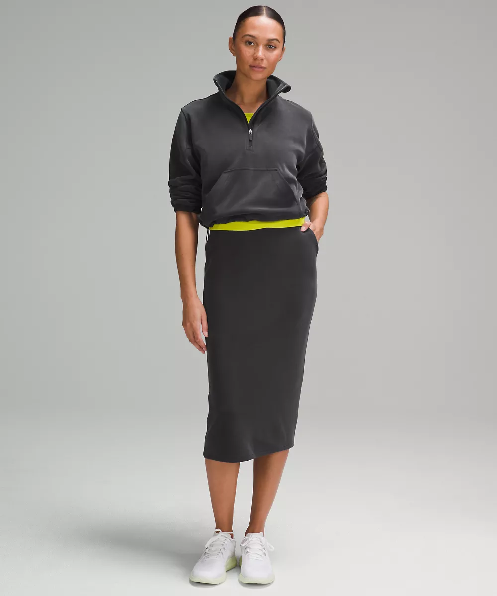 Haut demi-zip Softstreme brossé — Black, view 2