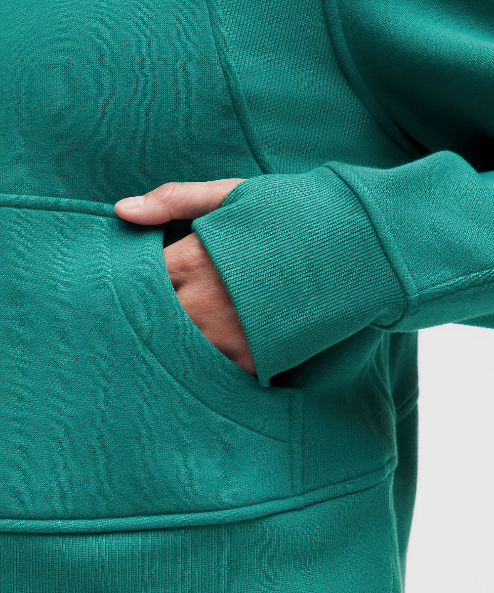 Demi-zip oversize Scuba col cheminée — Teal Lagoon, view 5
