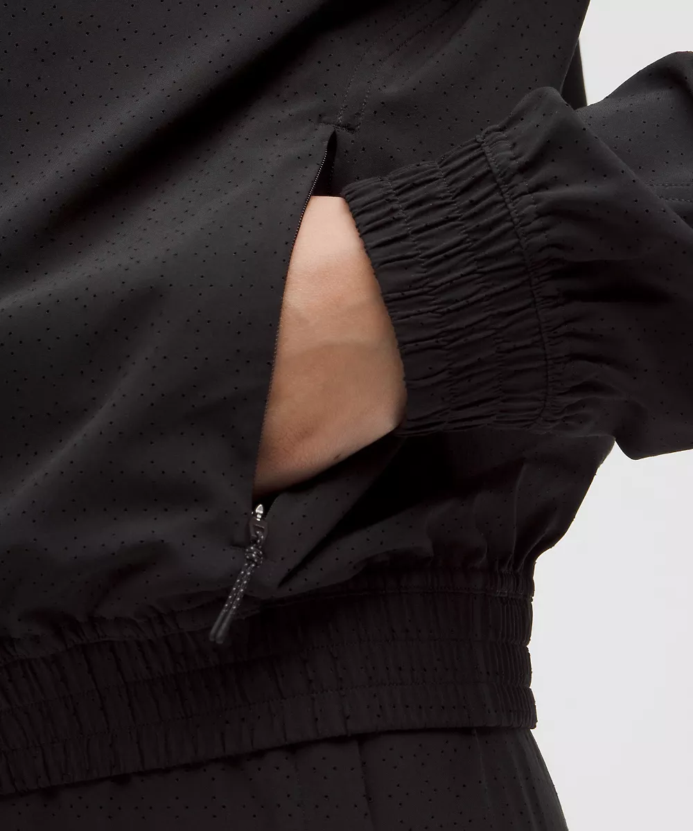 Veste de survêtement perforée Adapted State — Black, view 5