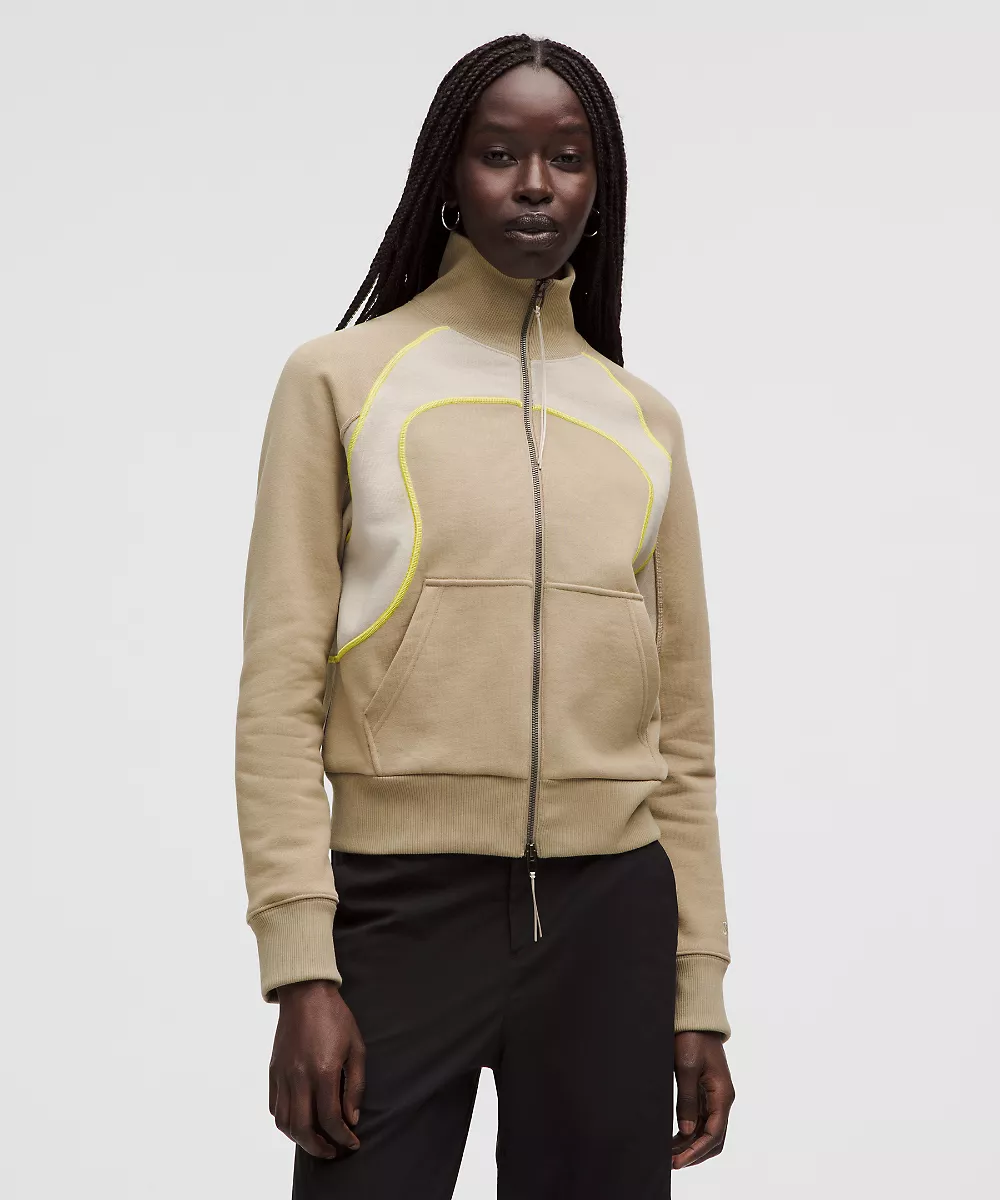 Veste zippée intégrale en molleton épais *SLNSH Collection — Sheer Oak/Mojave Tan, view 1