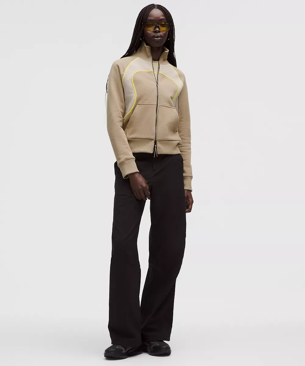 Veste zippée intégrale en molleton épais *SLNSH Collection — Sheer Oak/Mojave Tan, view 2