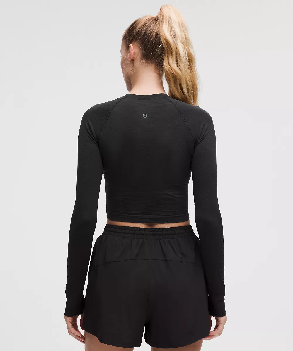 Chemise Swiftly Tech courte manches longues 2.0 — Black/Black, view 3
