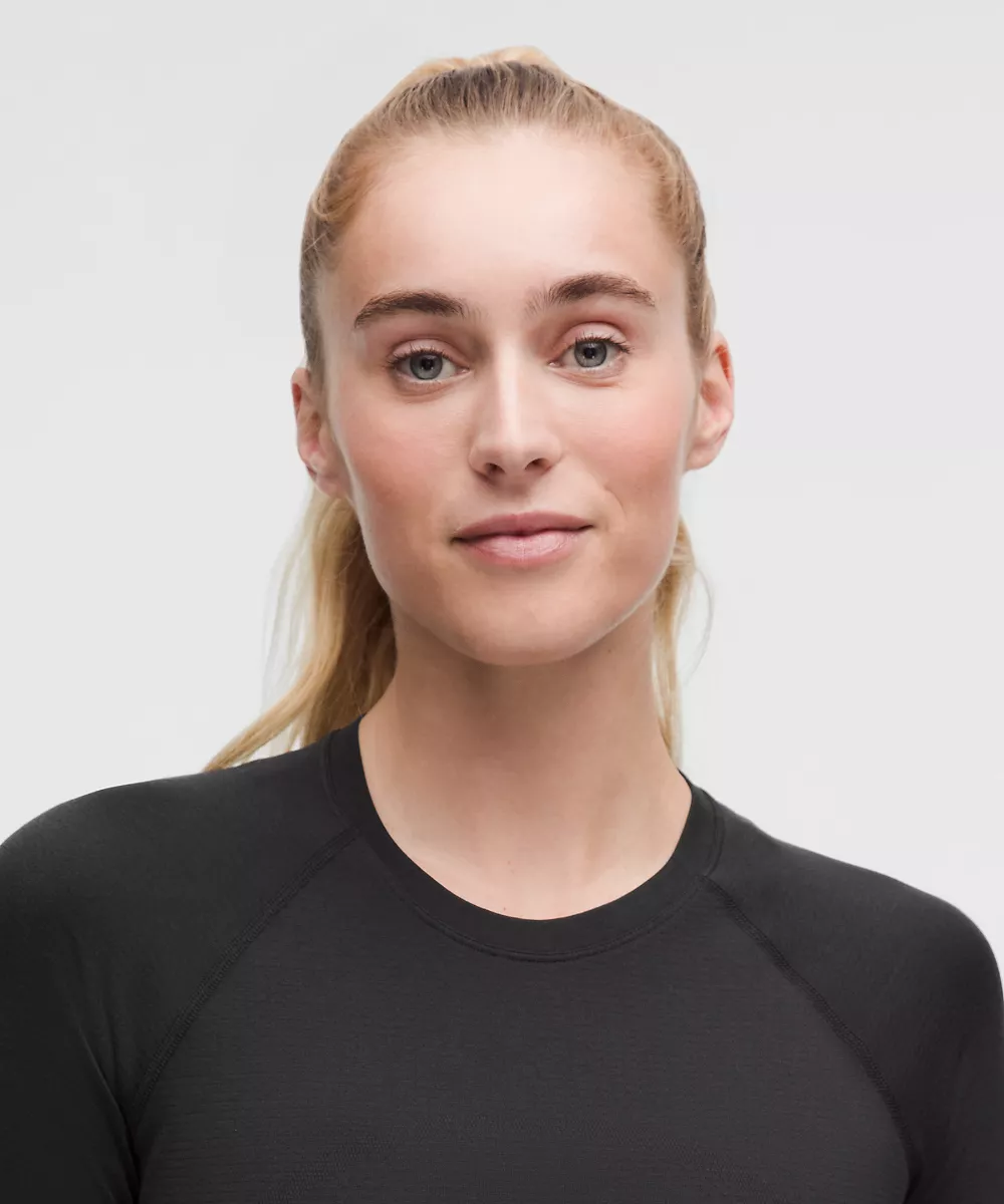 Chemise Swiftly Tech courte manches longues 2.0 — Black/Black, view 4