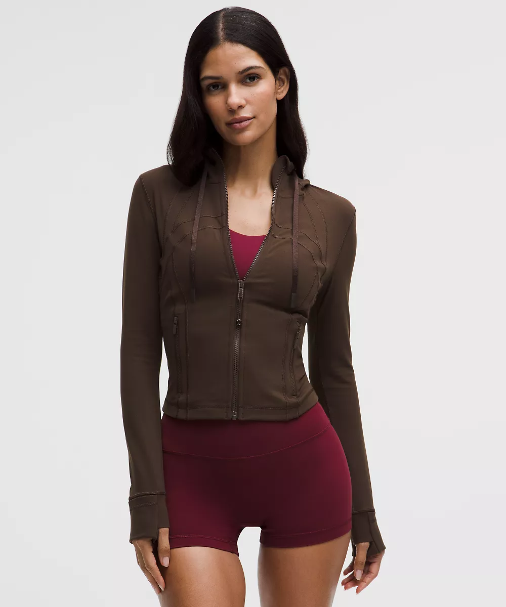 Veste courte à capuche Define *Nulu — Walnut Crunch, view 1