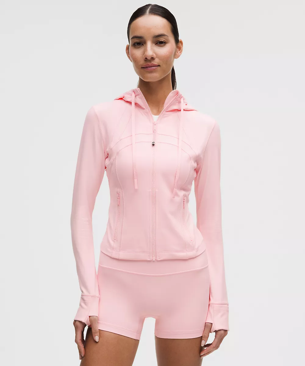 Veste courte à capuche Define *Nulu — Pink Pearl, view 1