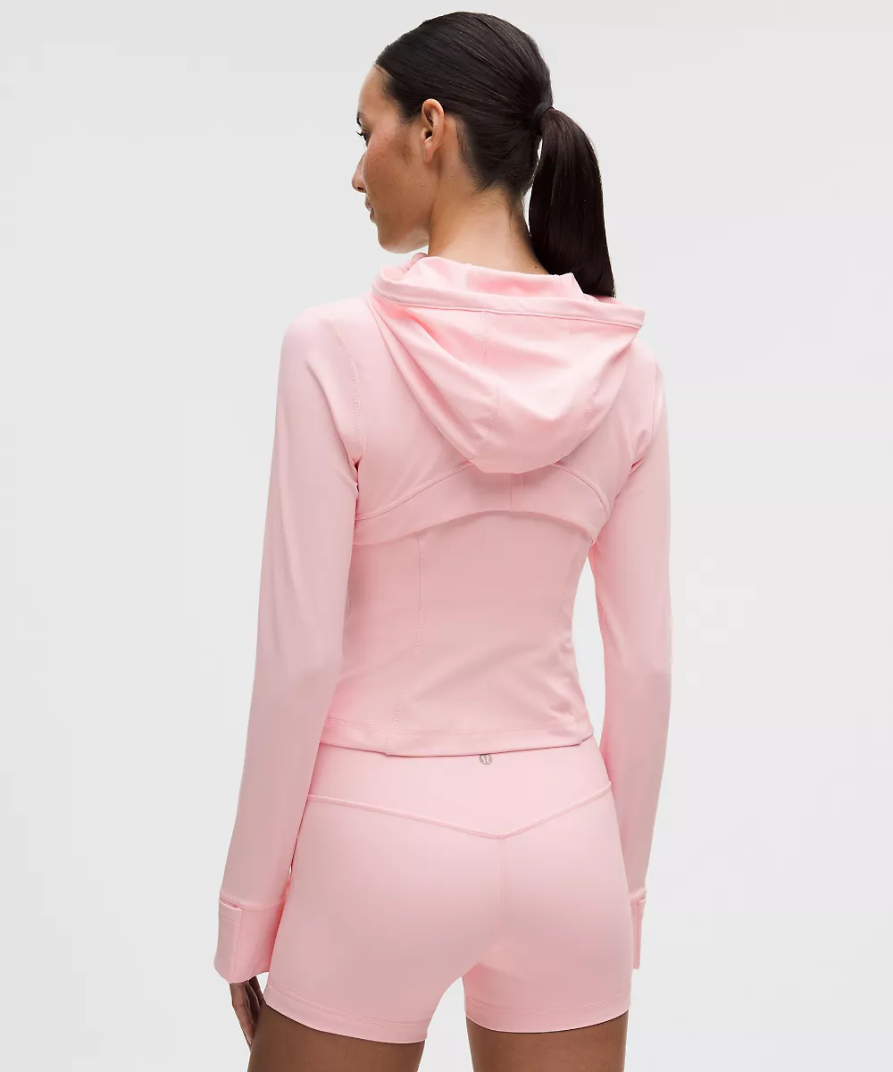 Veste courte à capuche Define *Nulu — Pink Pearl, view 3