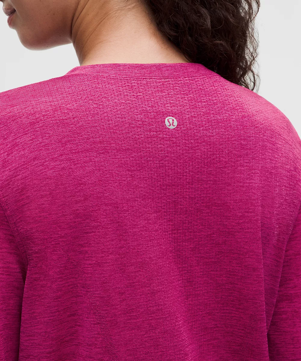 Chemise Swiftly décontractée manches longues longueur hanches *Coupe revisitée — Raspberry Rave/Flamingo Fun Tone, view 5
