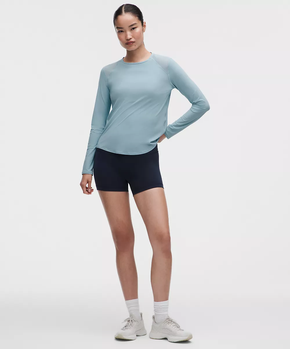 Chemise manches longues Sculpt — Seafoam, view 2