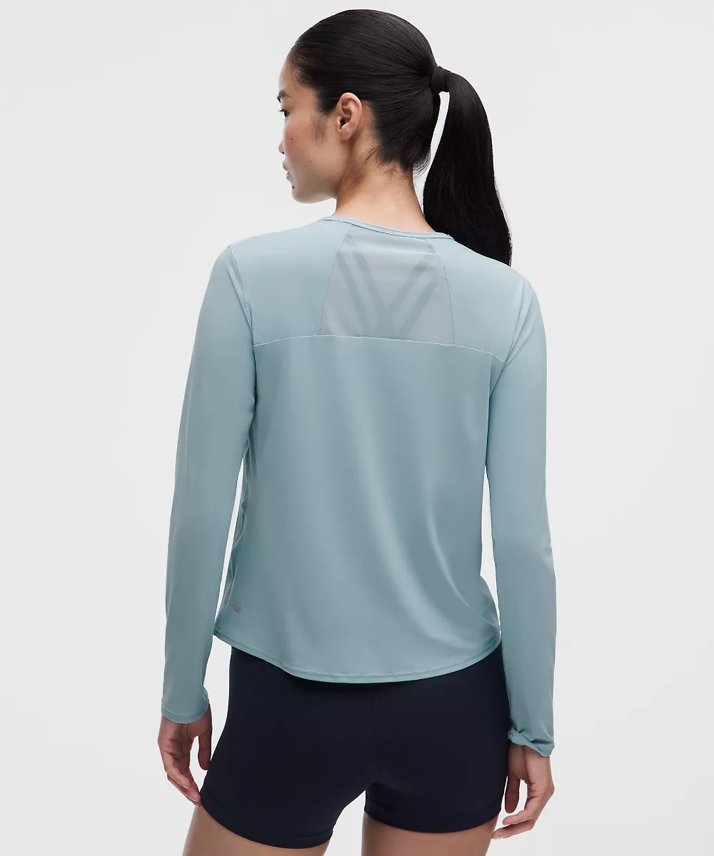 Chemise manches longues Sculpt — Seafoam, view 3