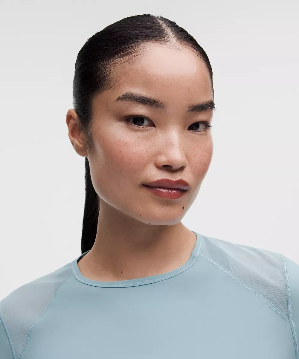 Chemise manches longues Sculpt — Seafoam, view 4