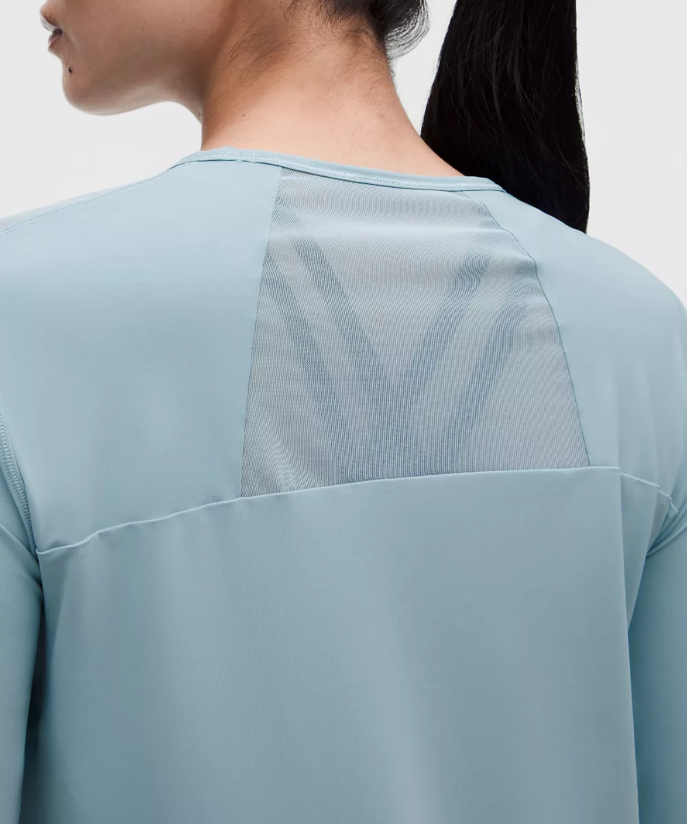 Chemise manches longues Sculpt — Seafoam, view 5