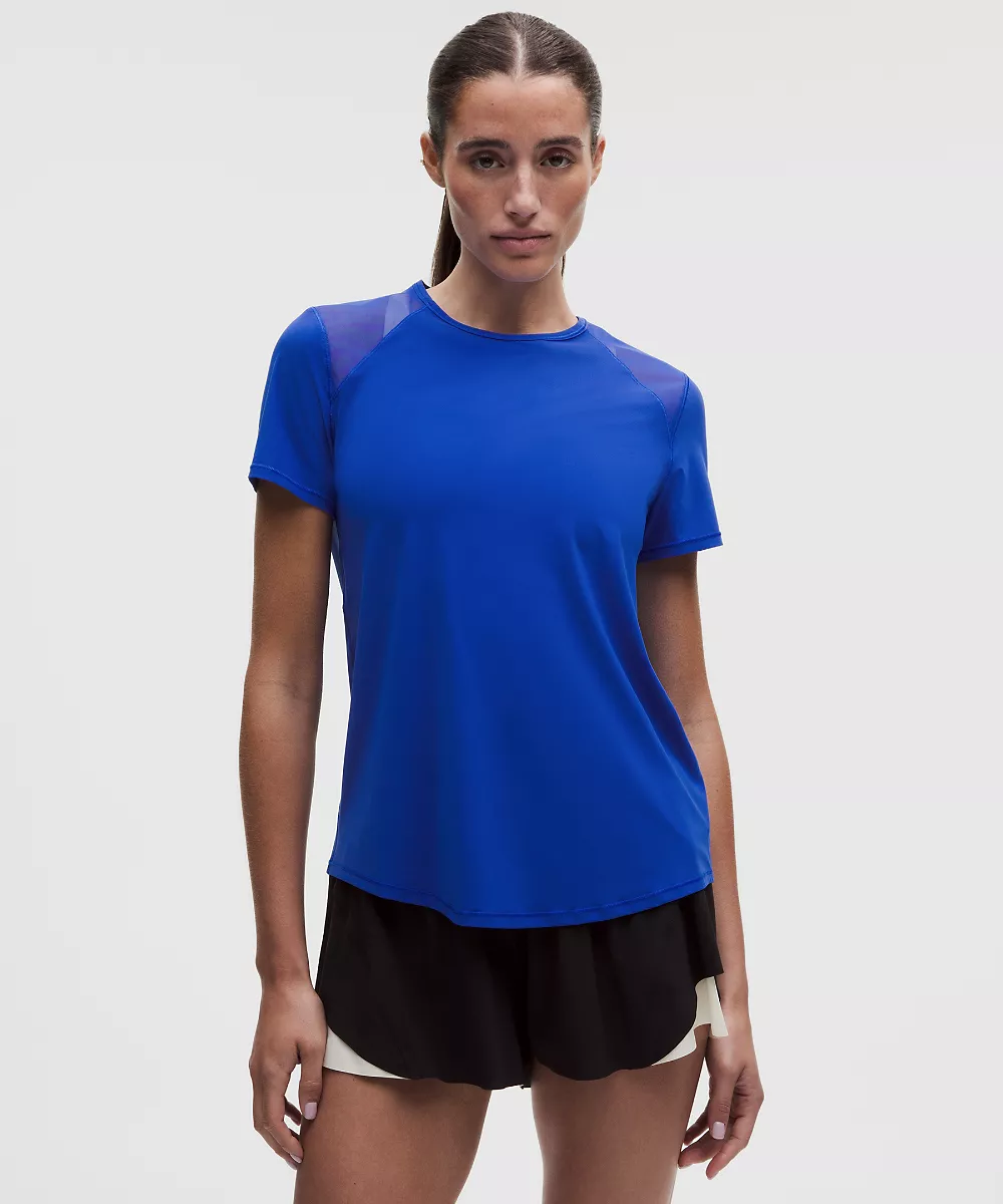 Chemise manches courtes Sculpt — Beach Ball Blue, view 1