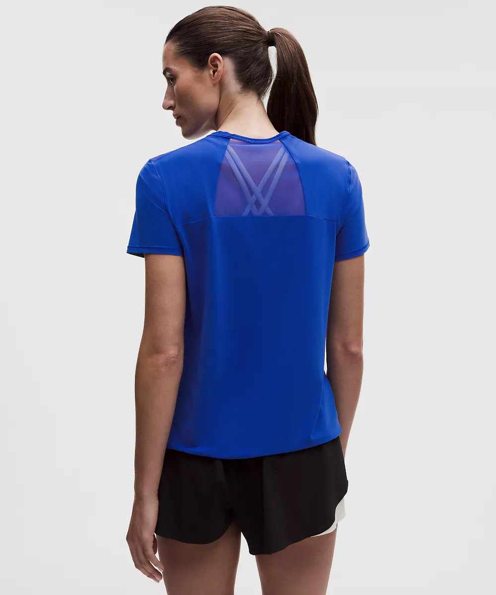 Chemise manches courtes Sculpt — Beach Ball Blue, view 3
