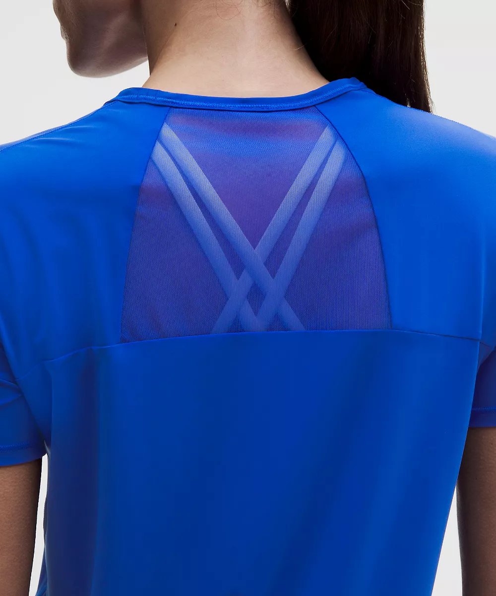Chemise manches courtes Sculpt — Beach Ball Blue, view 5