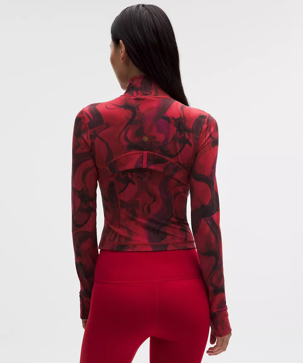 Nouvel An lunaire Define veste courte *Nulu — Lunar Plumes Red Multi, view 3