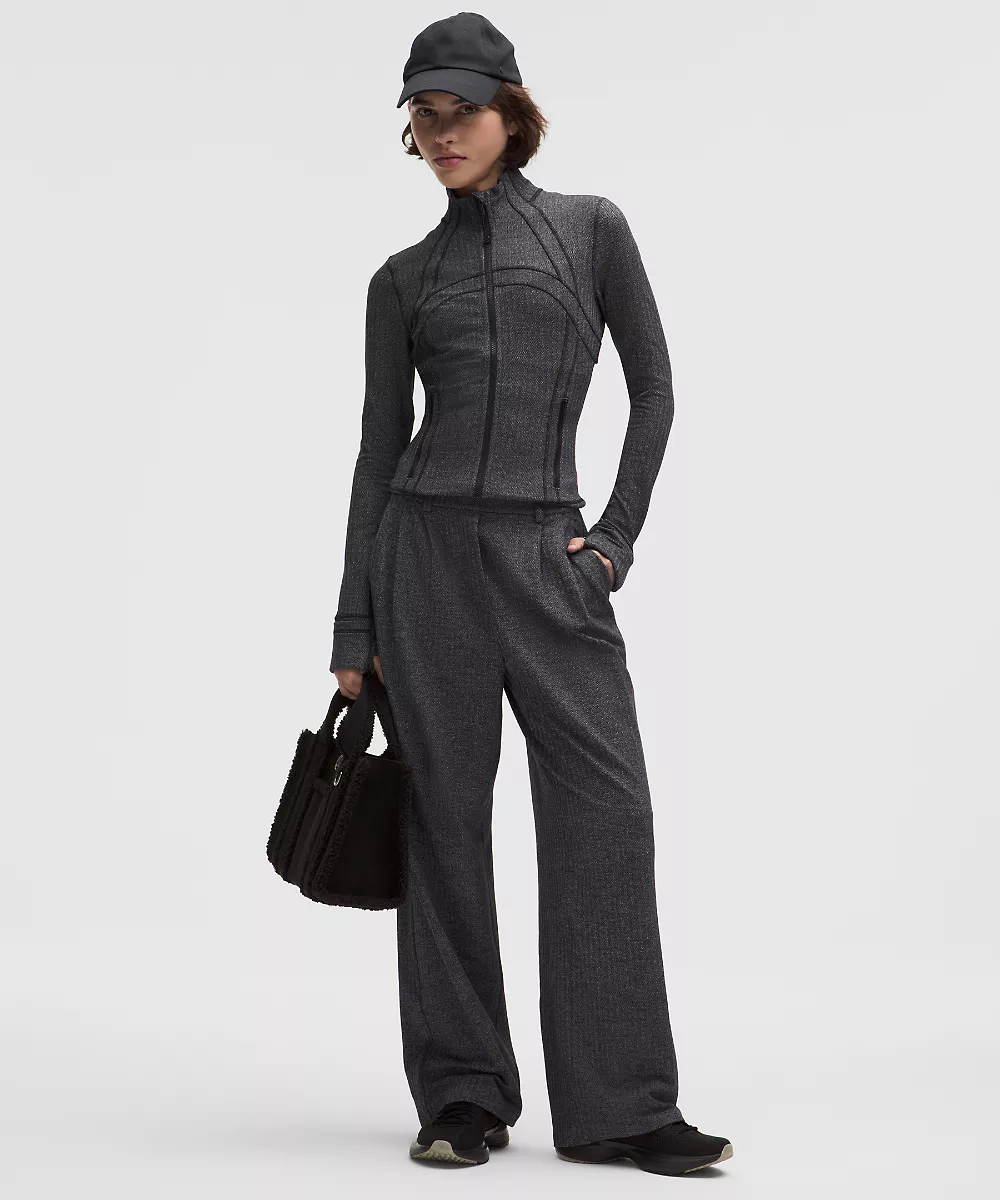 Veste courte Define *Chevrons — Heathered Herringbone Heathered Deep Coal Black, view 2