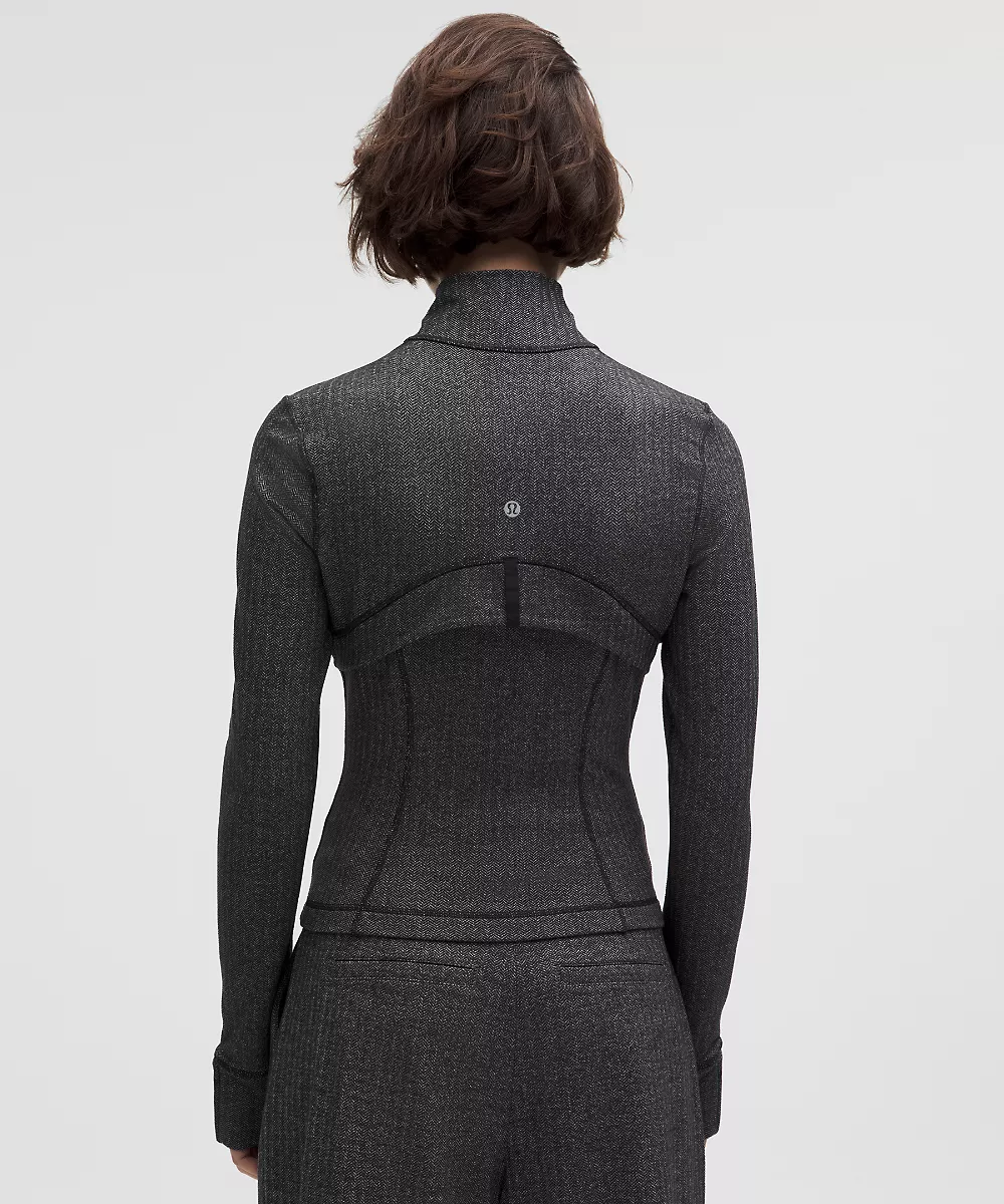 Veste courte Define *Chevrons — Heathered Herringbone Heathered Deep Coal Black, view 3