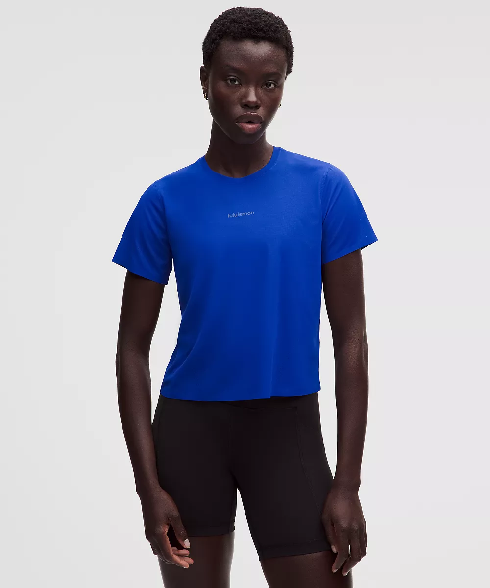Chemise manches courtes Fast and Free femme — Beach Ball Blue, view 1