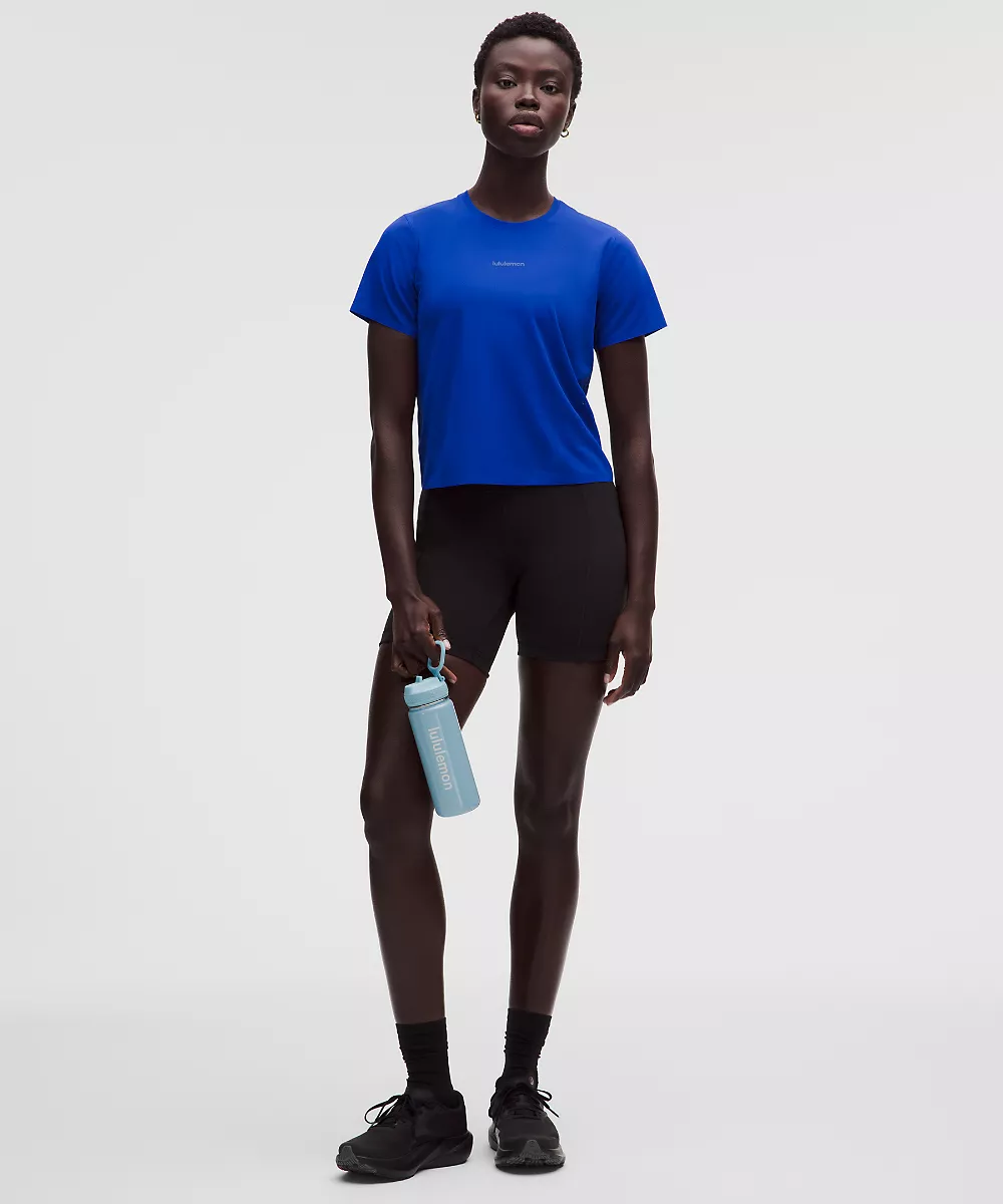 Chemise manches courtes Fast and Free femme — Beach Ball Blue, view 2