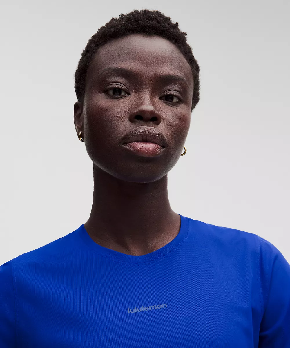 Chemise manches courtes Fast and Free femme — Beach Ball Blue, view 4