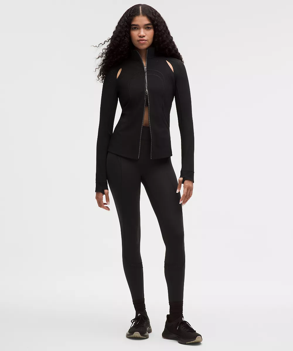 Veste Define perforée femme *SLNSH Collection — Black, view 2