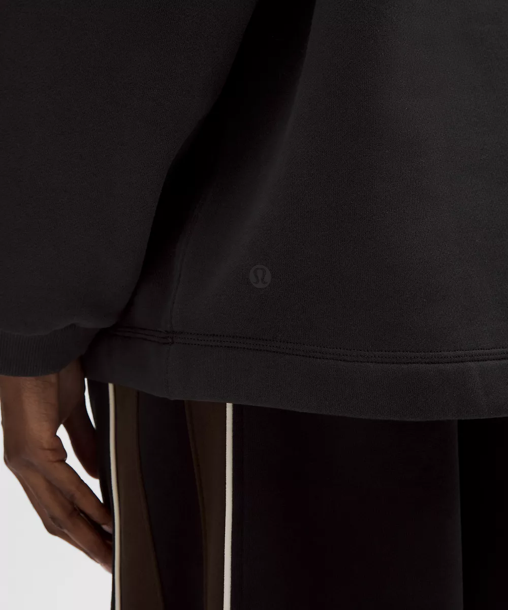 Pull oversize Steady State femme *Stripe — Black/Walnut Crunch, view 5