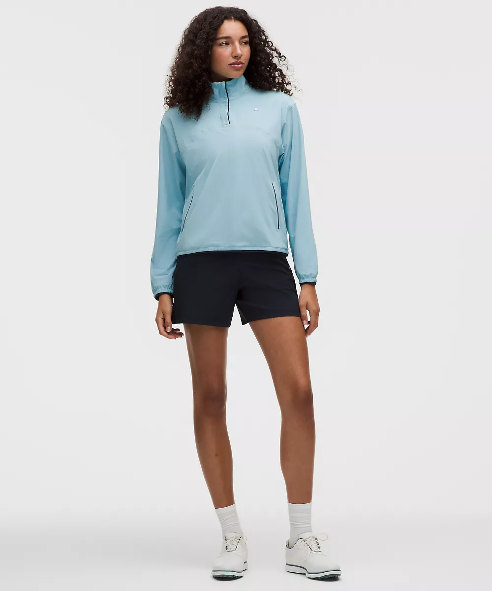 Demi-zip léger anti-UV — Seafoam/True Navy, view 2