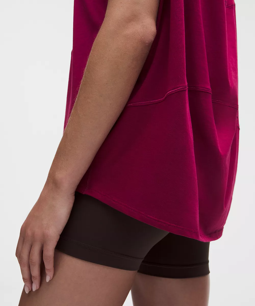 T-shirt en coton bio Back In Action — Raspberry Rave, view 5