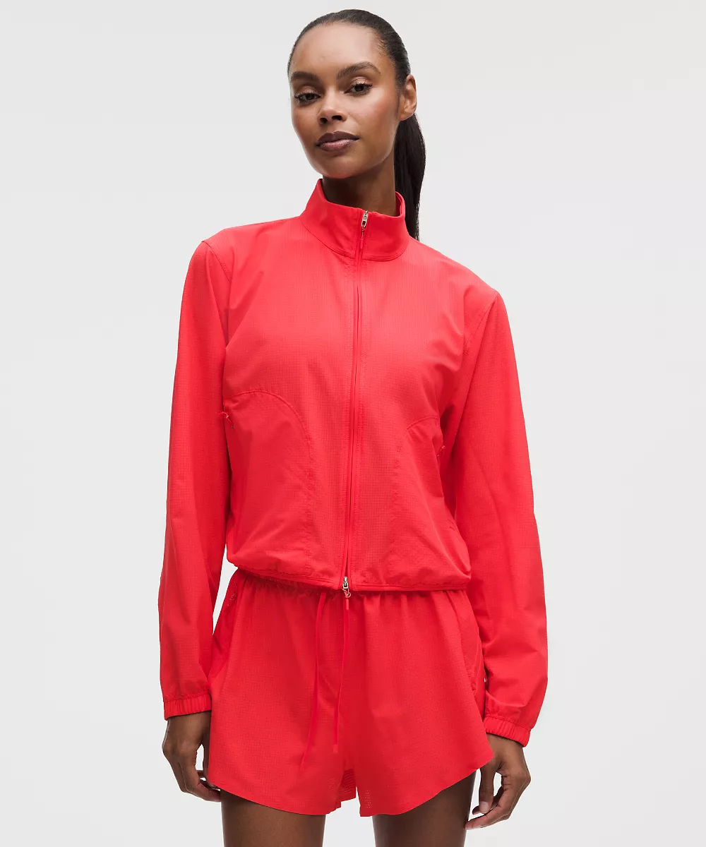 Veste de running en mesh texturé — Star Burst Tone, view 1