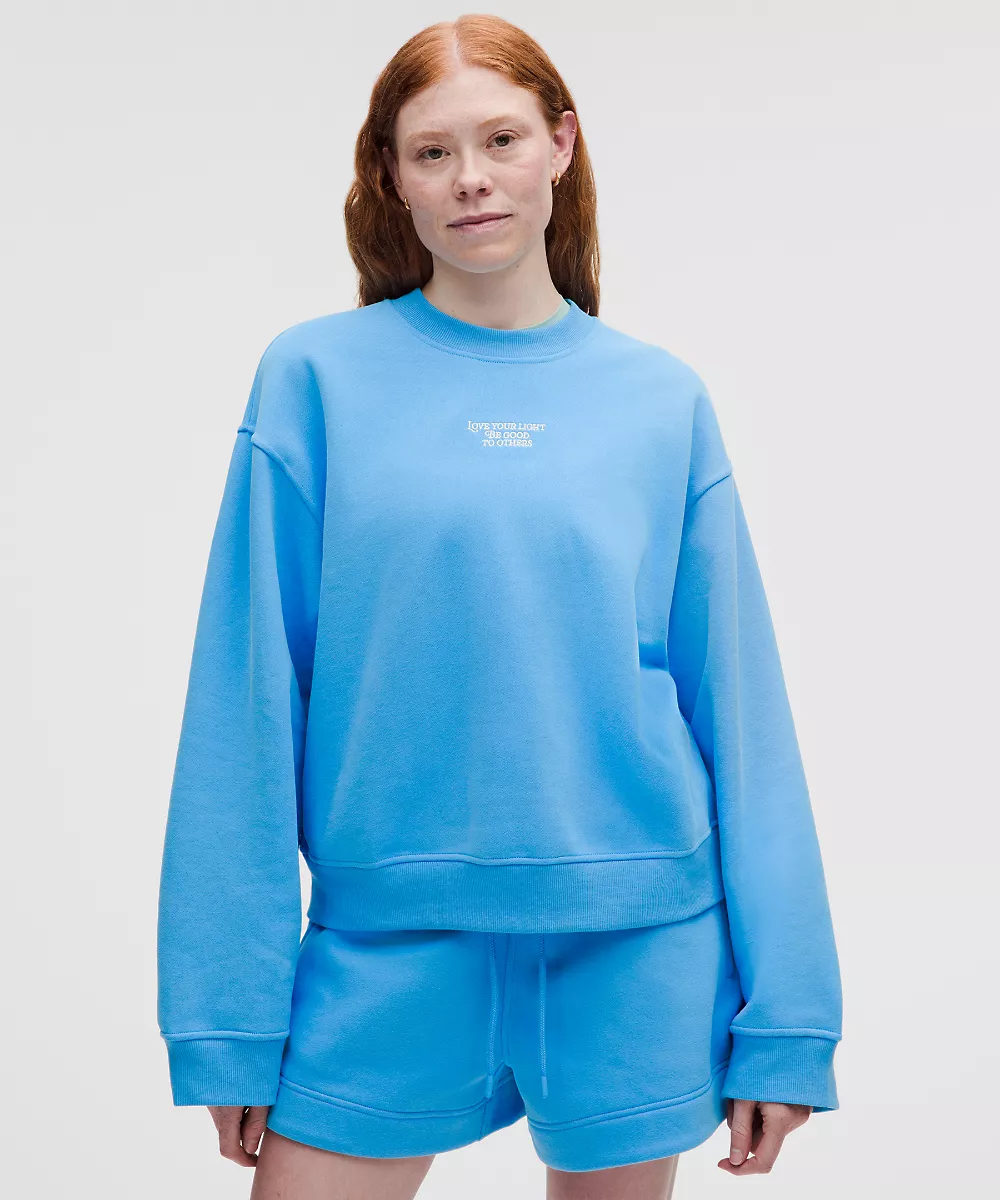 Sweat col rond oversize Steady State femme *Pride — Ocean Wave, view 1