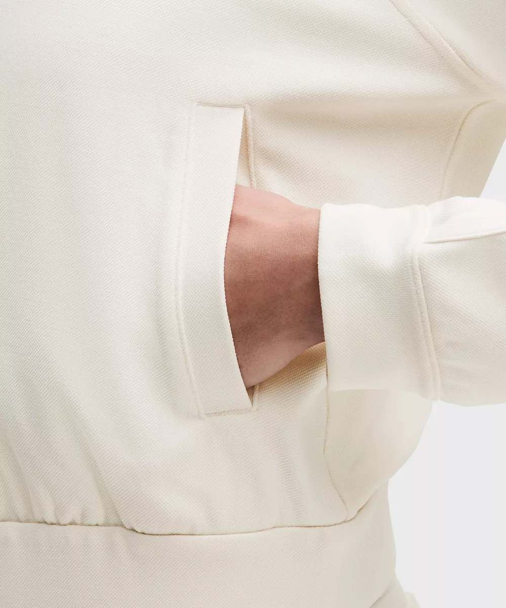 Veste de survêtement Softstreme piqué — Light Ivory, view 5