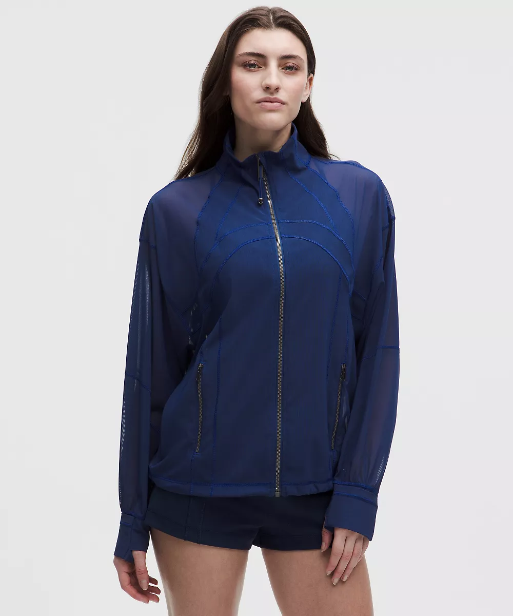 Veste oversize Define *Mesh — Clubhouse Blue, view 2