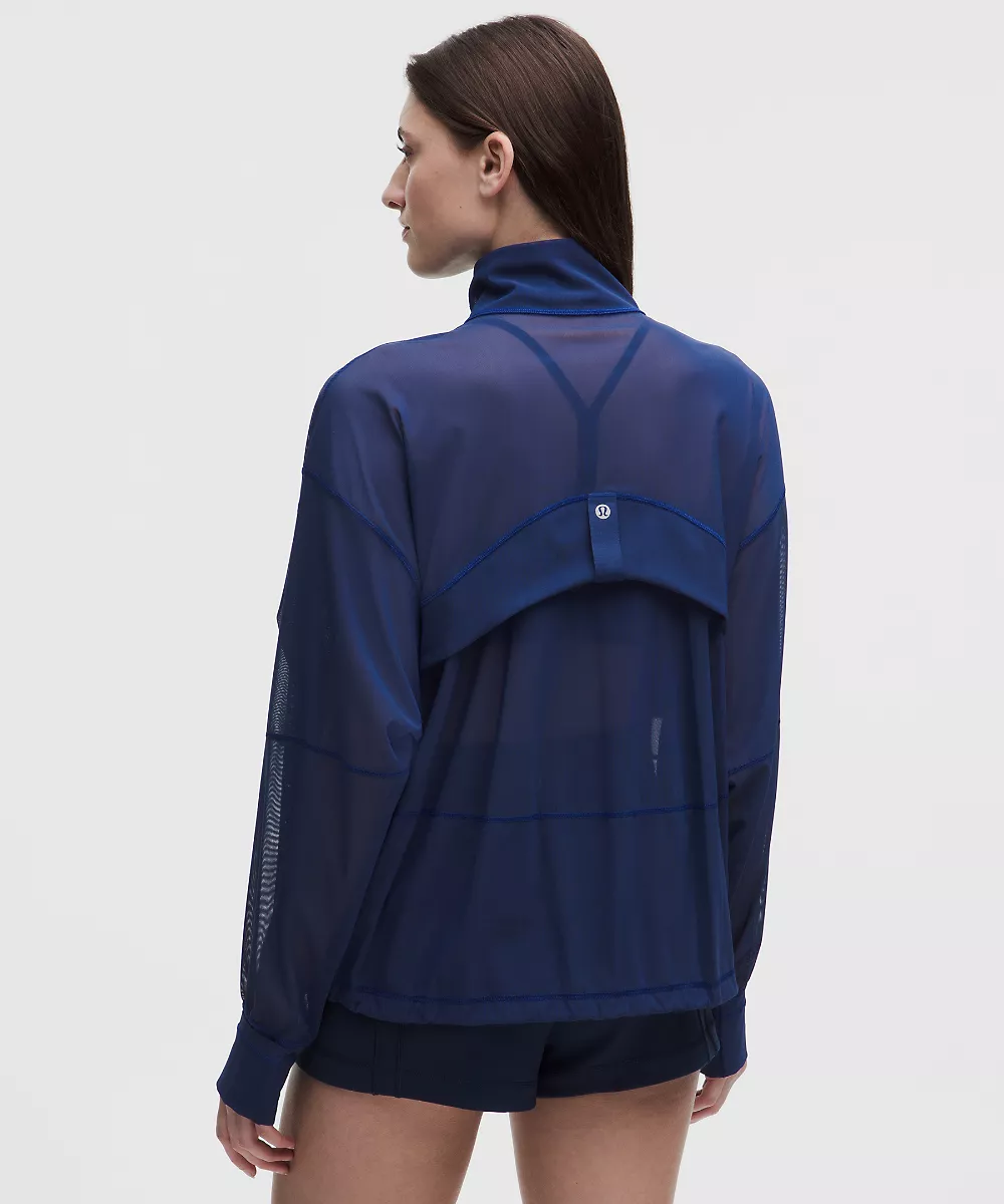 Veste oversize Define *Mesh — Clubhouse Blue, view 3