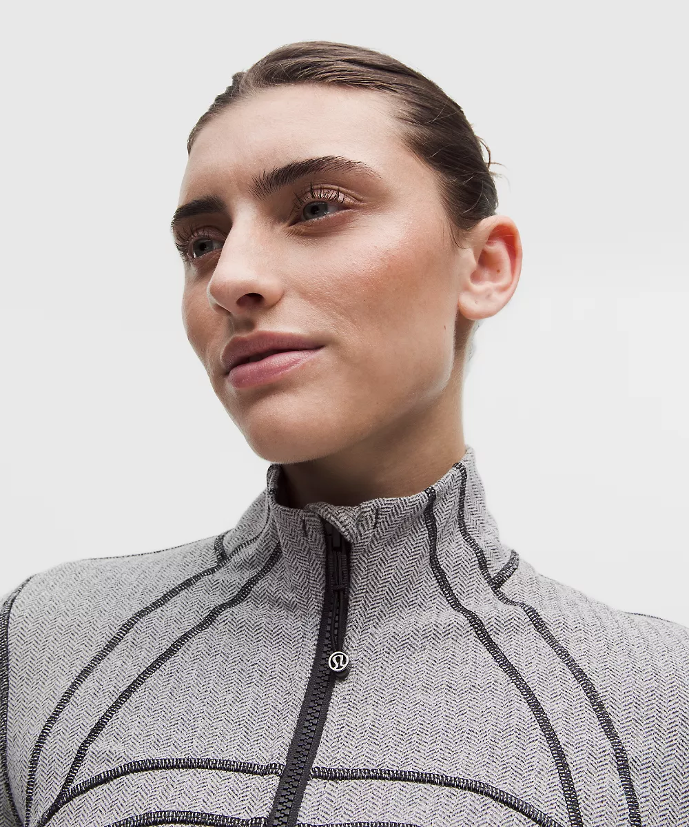 Veste Define *Chevrons — Heathered Herringbone Heathered Black Dove Grey, view 4