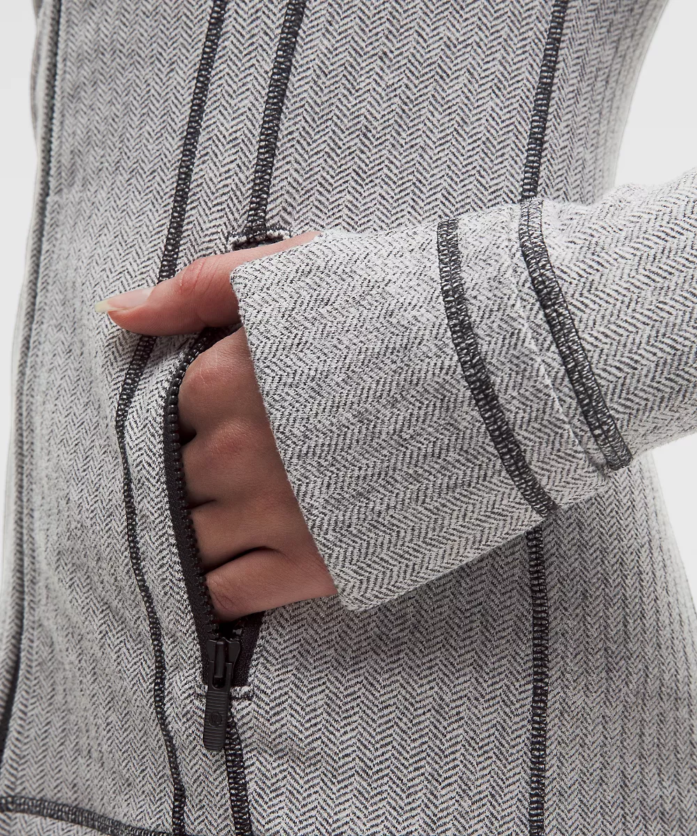 Veste Define *Chevrons — Heathered Herringbone Heathered Black Dove Grey, view 5