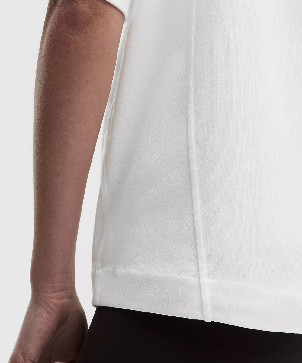 T-shirt Scuba en jersey de coton — White, view 5
