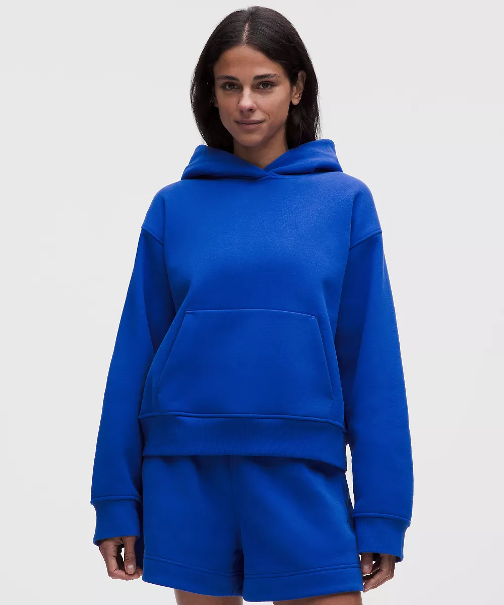 Sweat à capuche SuperLoft Steady State femme *Poignets larges — Beach Ball Blue, view 1