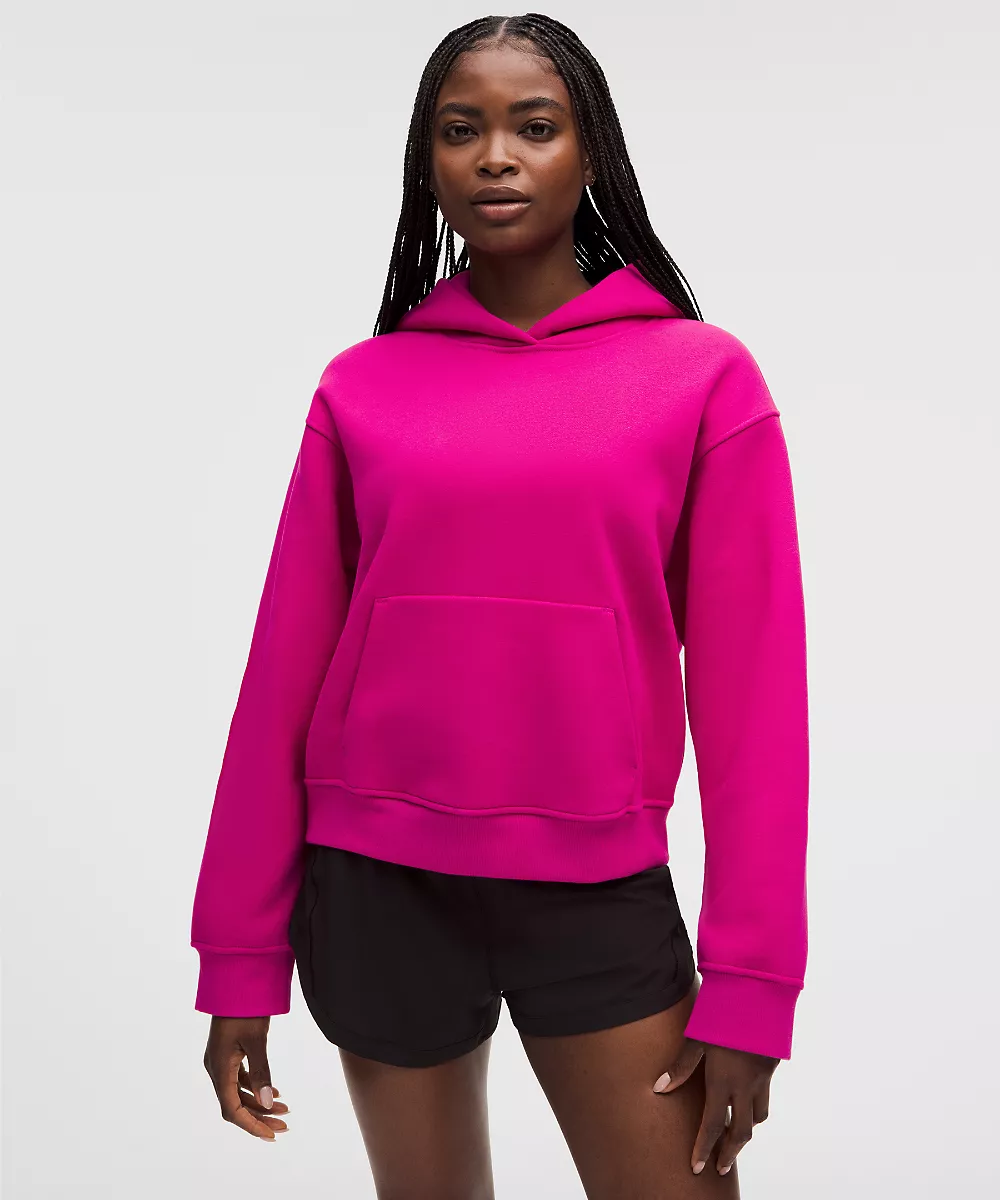 Sweat à capuche SuperLoft Steady State femme *Poignets larges — Pink Flare, view 1