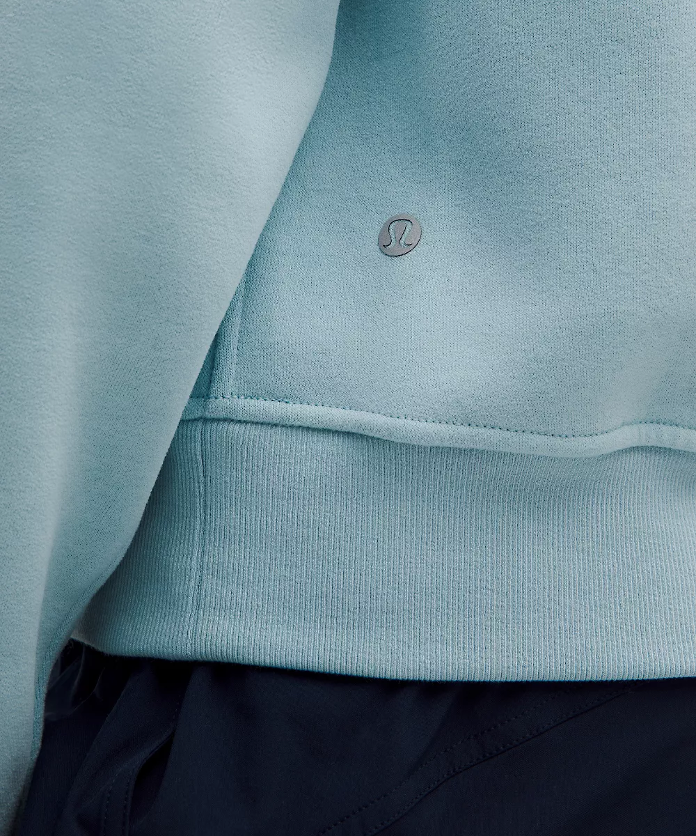 Sweat col rond SuperLoft Steady State femme *Poignets larges — Seafoam, view 5