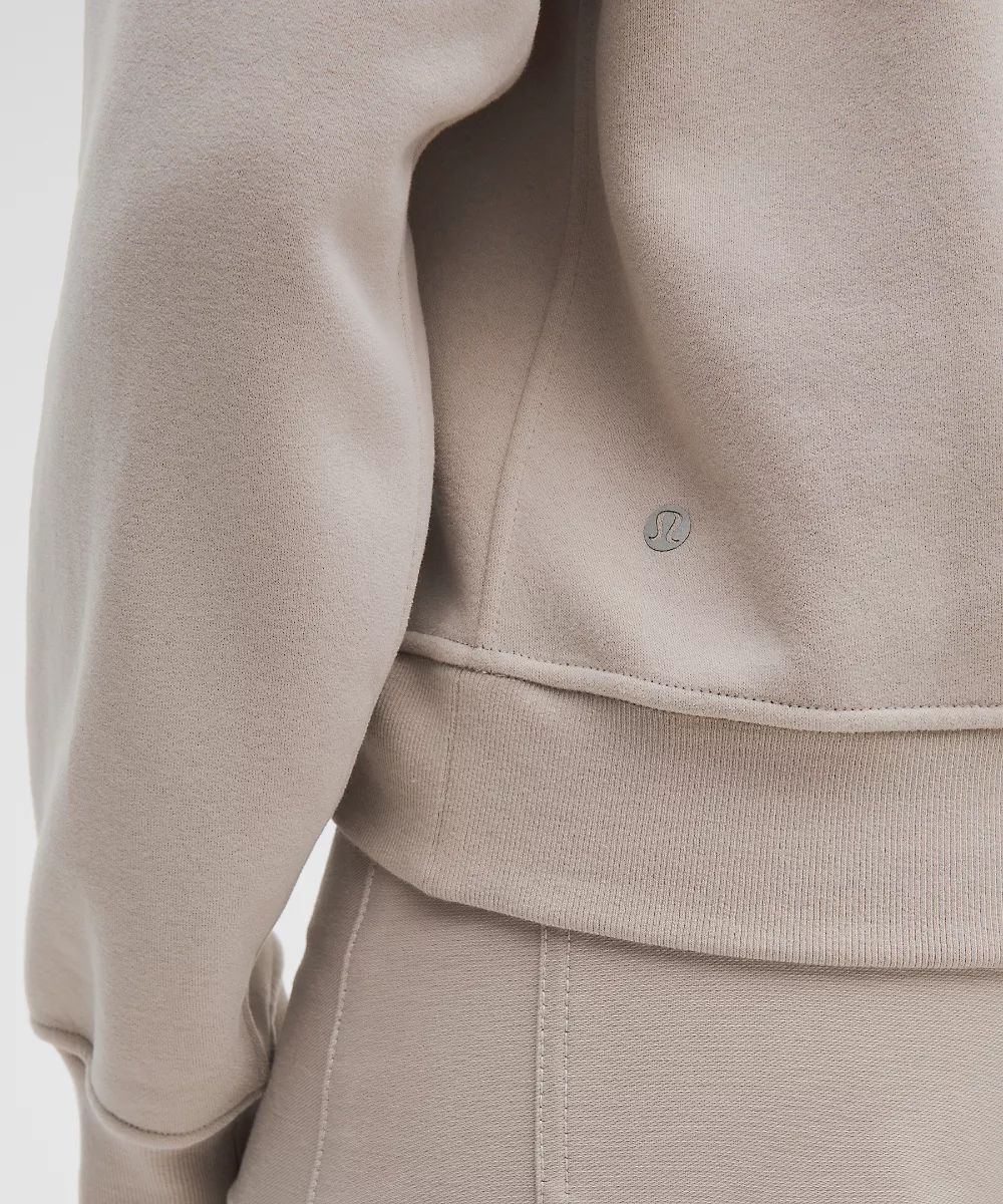 Sweat col rond SuperLoft Steady State femme *Poignets larges — Downtown Tan, view 5