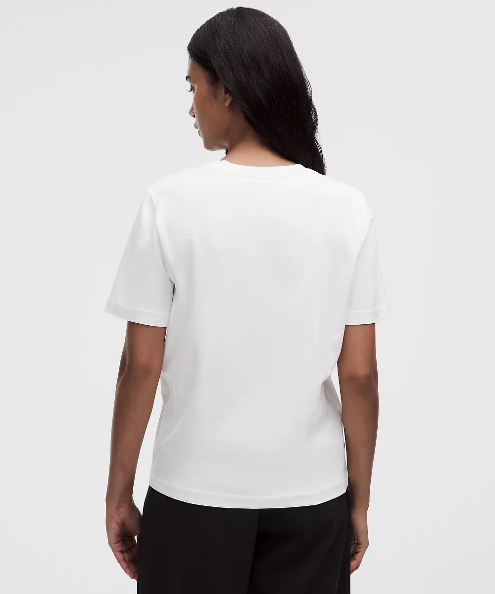 Le T-shirt classique en jersey — White, view 3