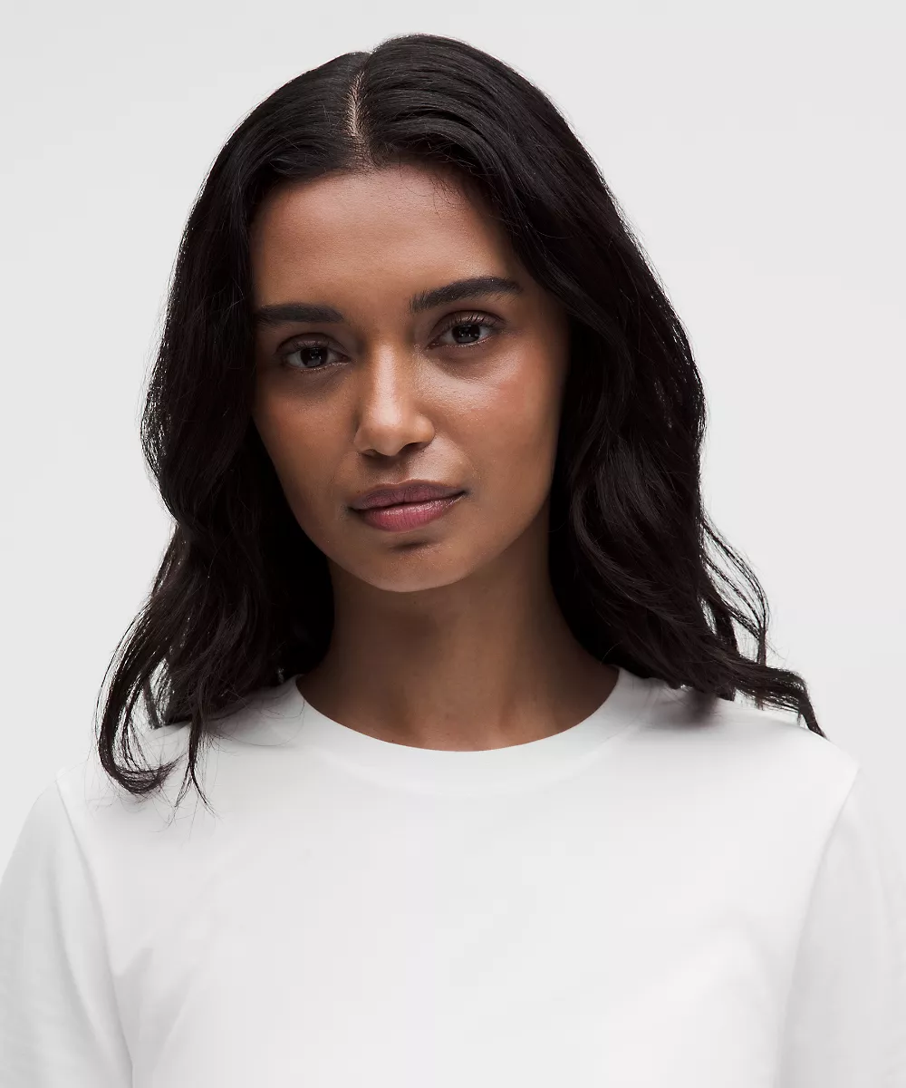 Le T-shirt classique en jersey — White, view 4