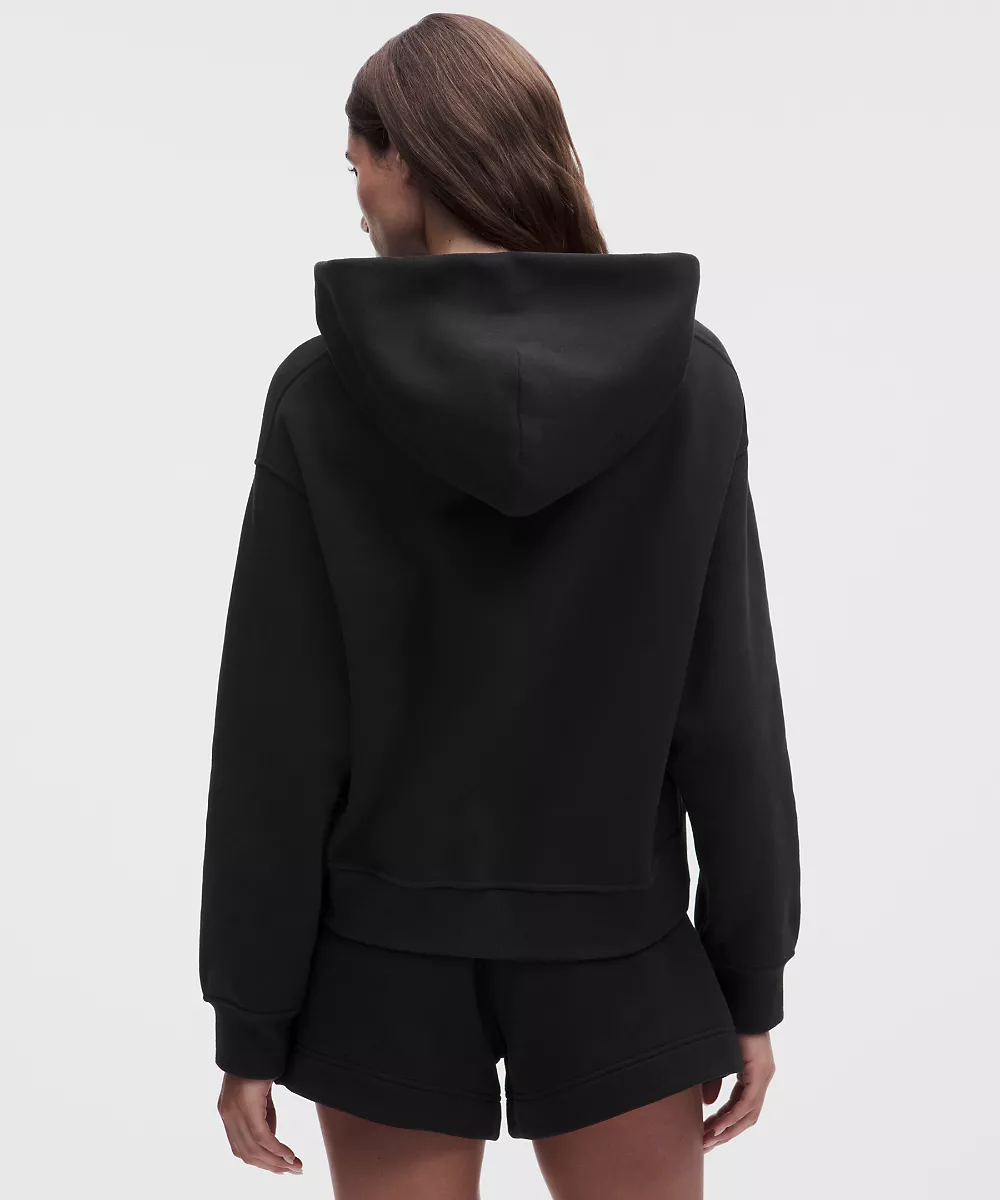 Sweat à capuche entièrement zippé SuperLoft Steady State femme — Black, view 3