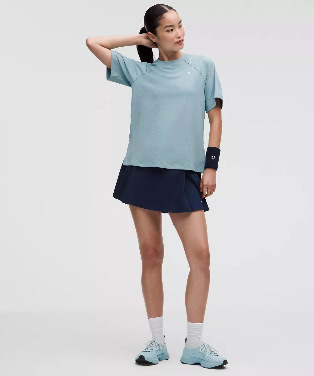 T-shirt à fente dorsale — Seafoam, view 2