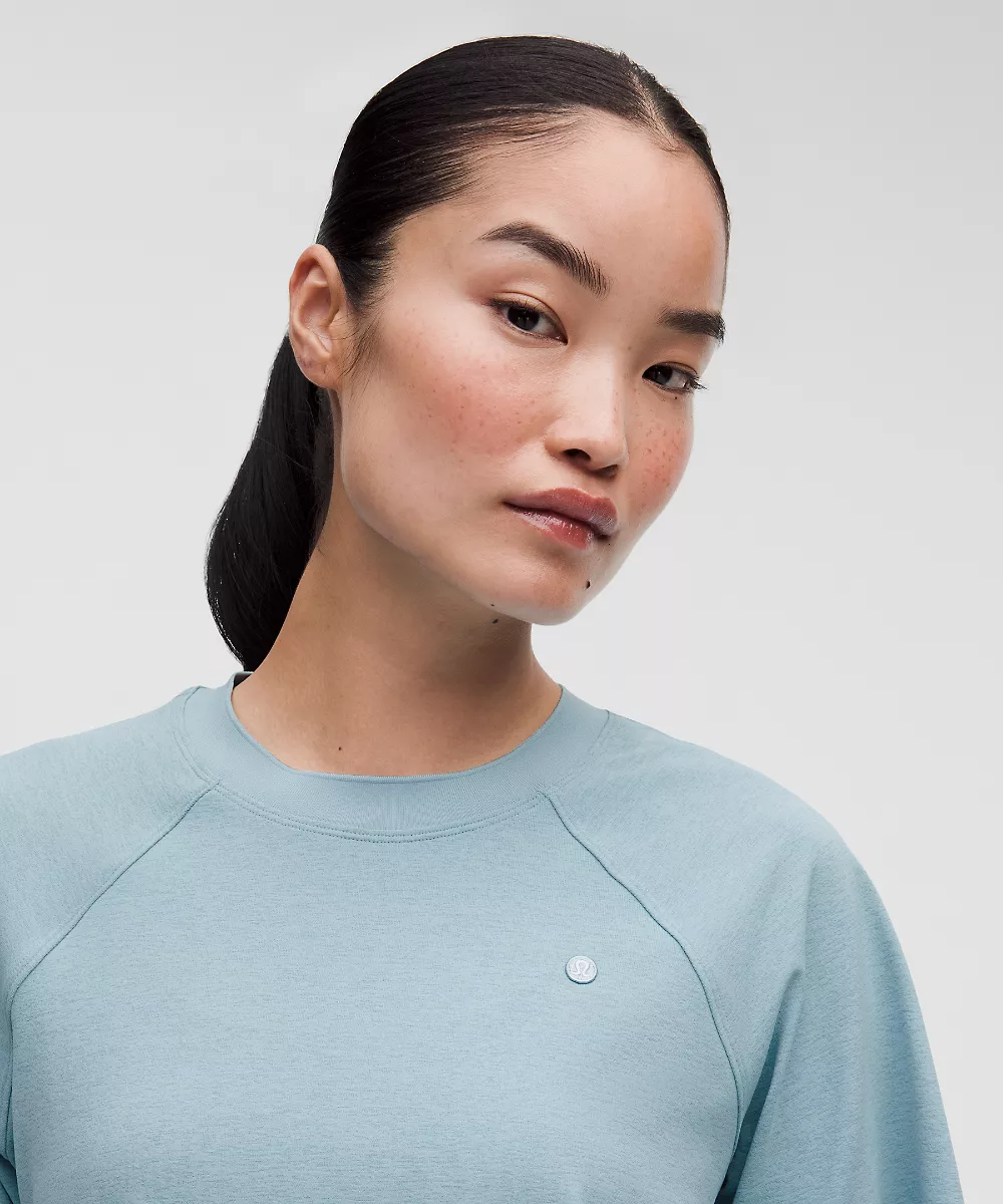 T-shirt à fente dorsale — Seafoam, view 4