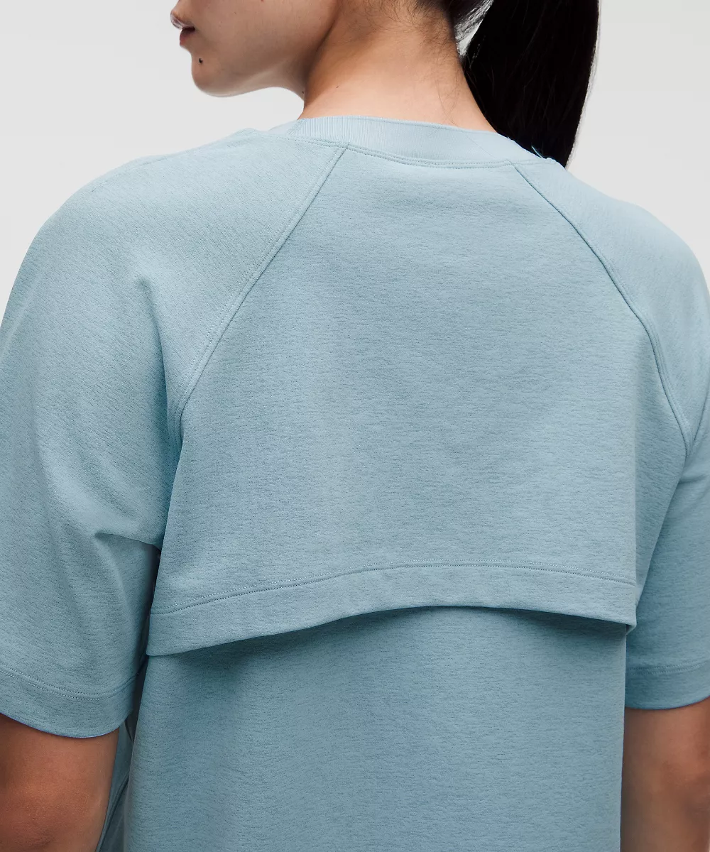 T-shirt à fente dorsale — Seafoam, view 5