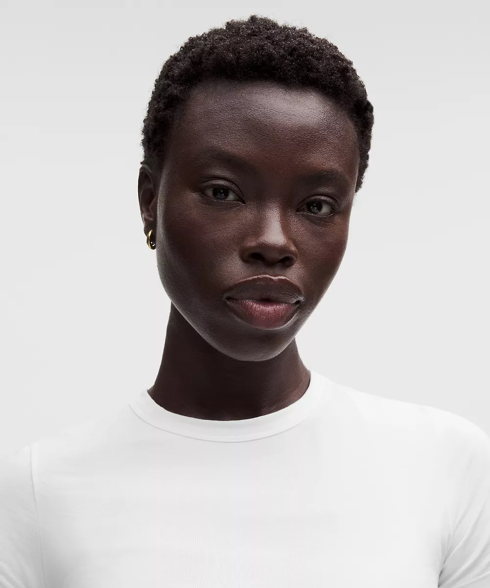 Petit t-shirt en jersey — White, view 4