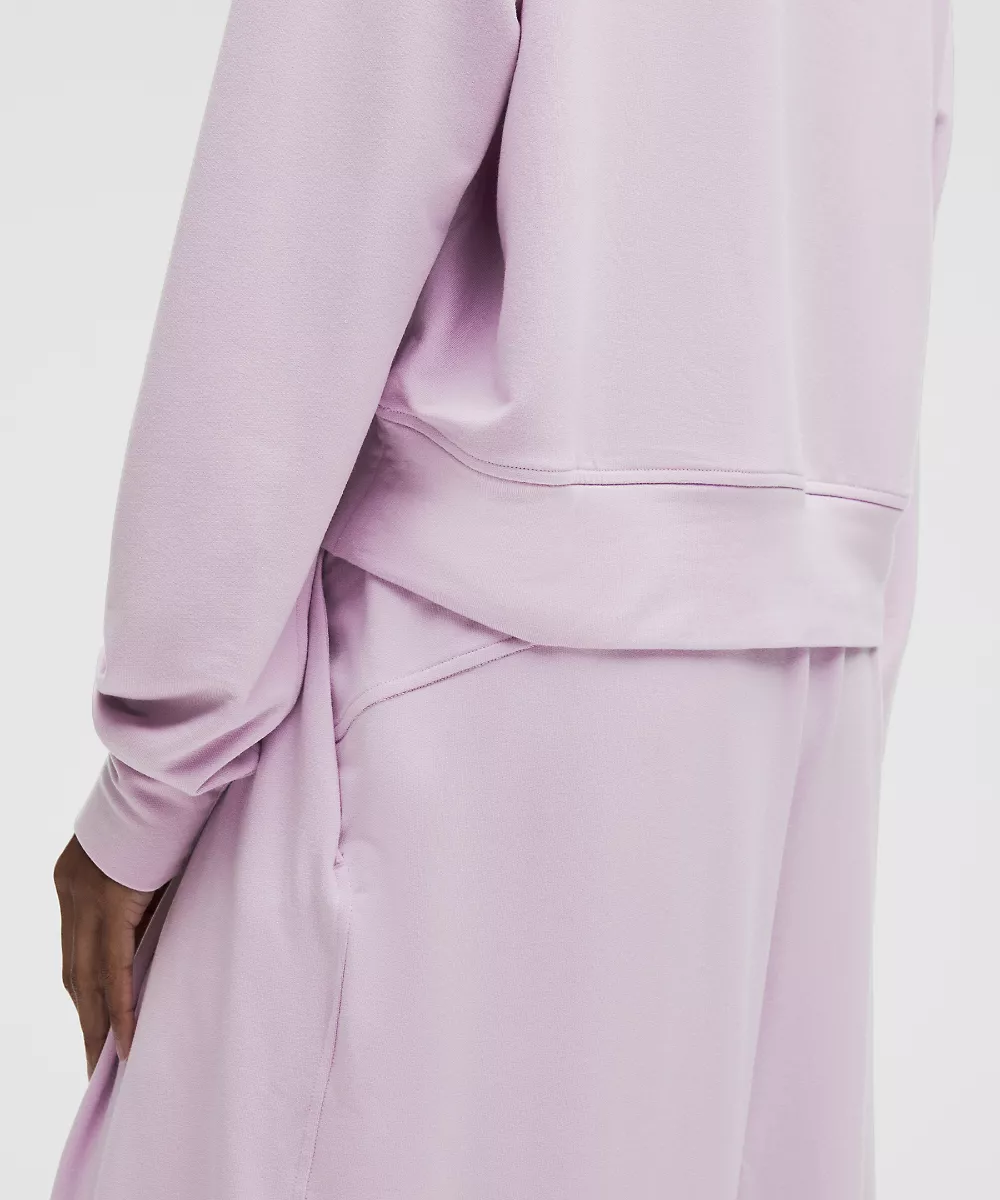 Pull à col rond échancré BeCalm — Lilac Play, view 5