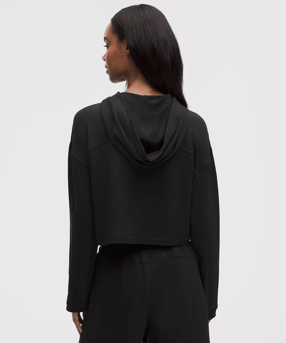 Sweat à capuche BeCalm — Black, view 3
